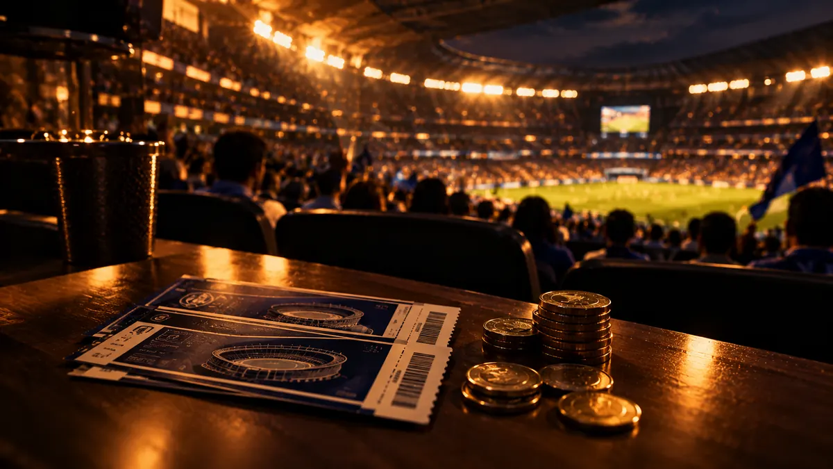 スポーツ観戦と料金のイメージ