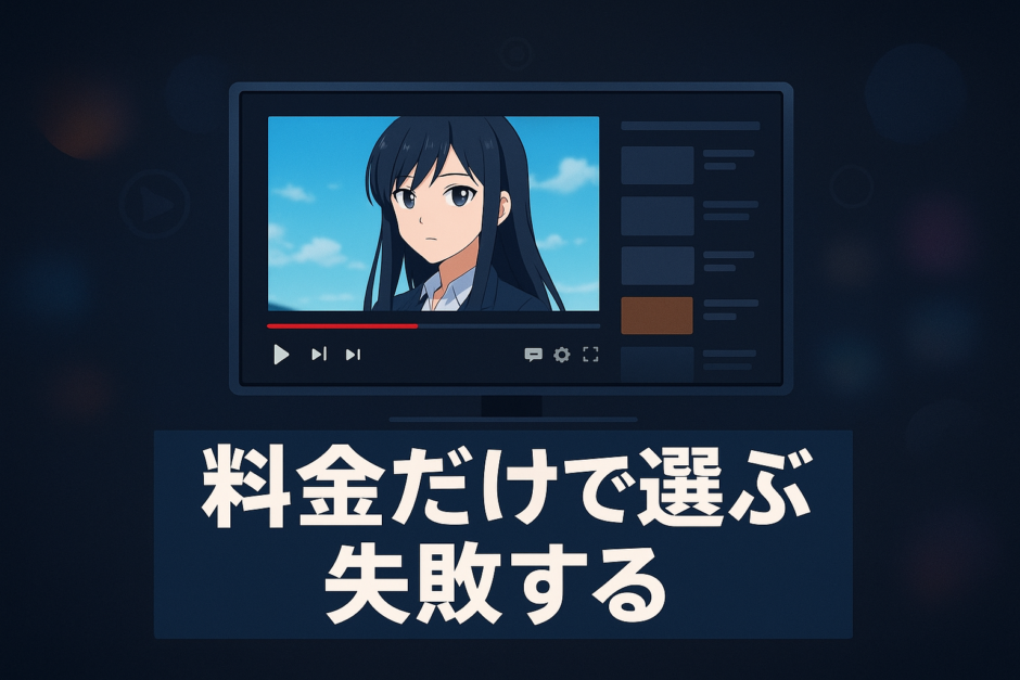 アニメ見放題サブスクどれがいい？失敗しない比較の5つの視点
